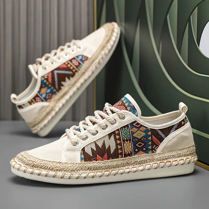 Emil | Sneakers Til Mænd Espadrille Design Åndbart Materiale Til Sommer
