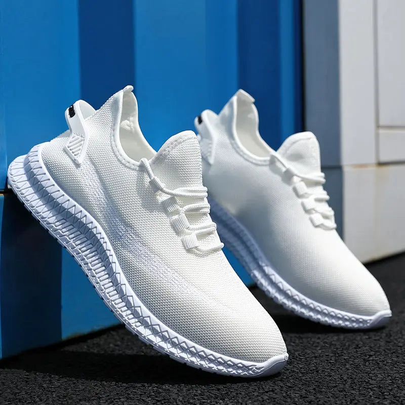 Sneakers til mænd – Højskaftet meshdesign – Let komfort med åndbar støtte