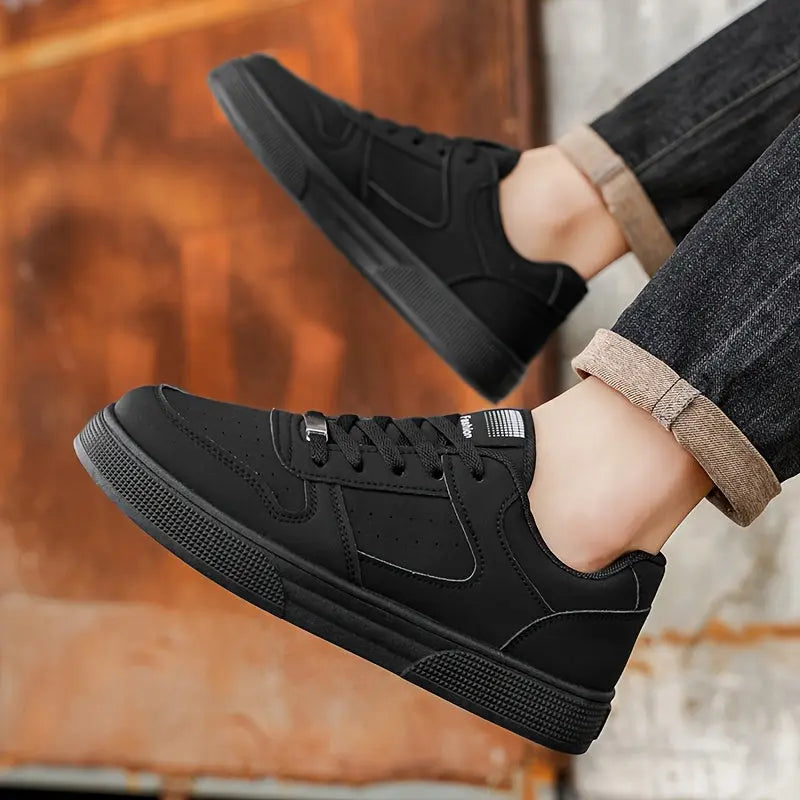 Stilfulde Sneakers til mænd – Åndbare og Holdbare i Sort