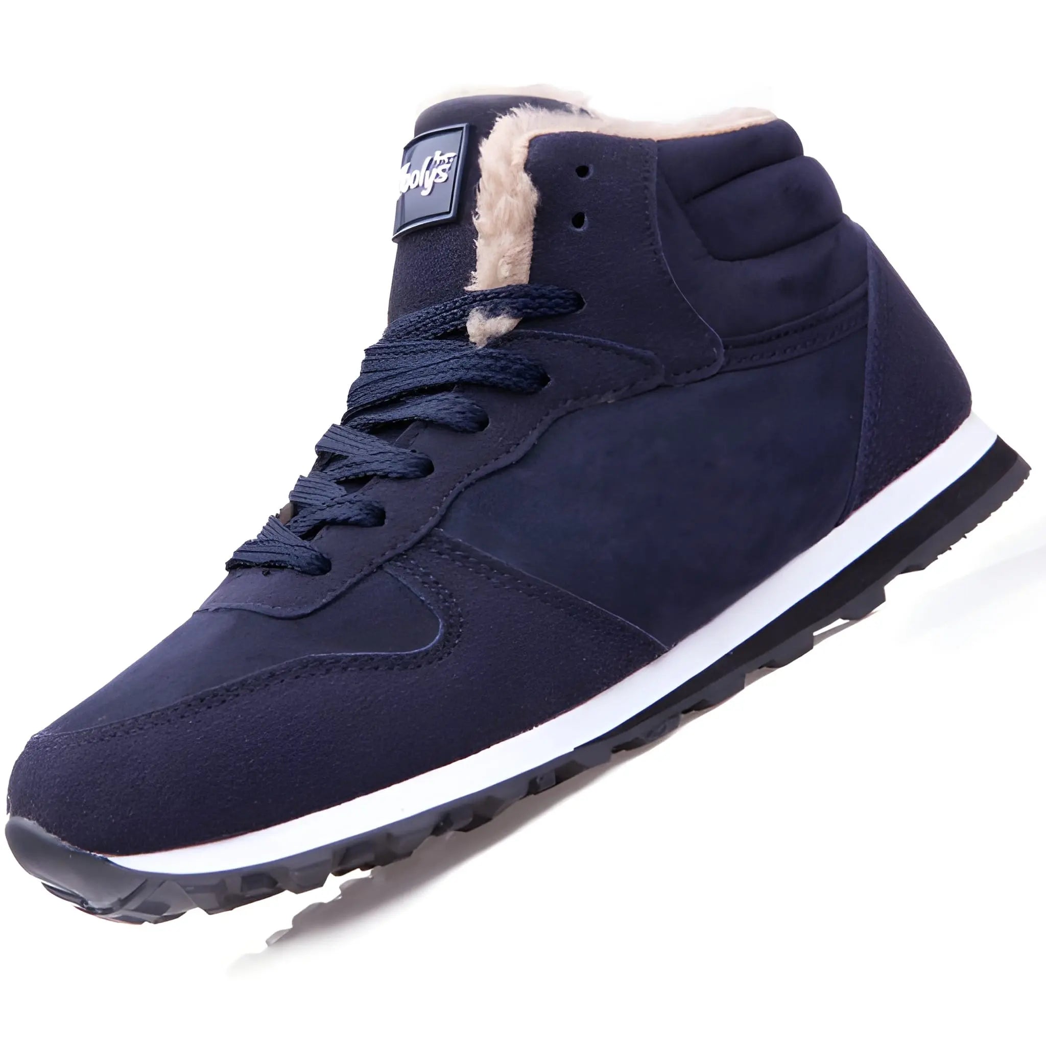 Sneakers til mænd i varm vintermodel med casual design