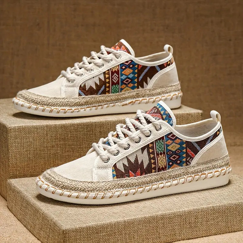 Emil | Sneakers Til Mænd Espadrille Design Åndbart Materiale Til Sommer