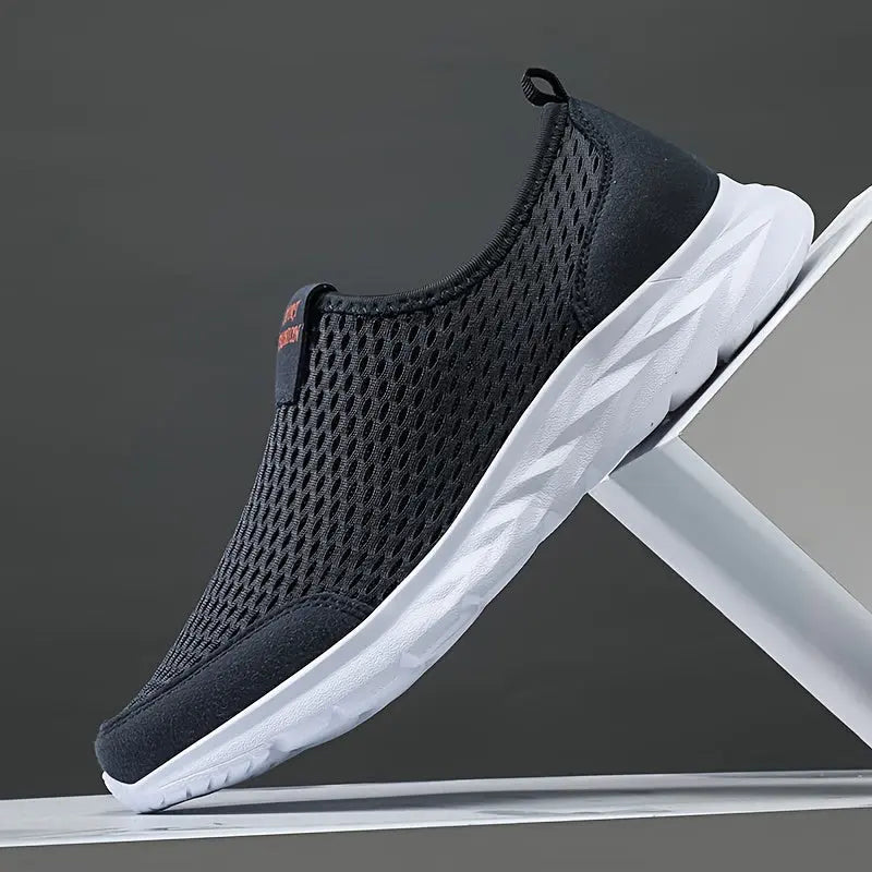 Sneakers til mænd – Slip-On Mesh med Letvægtsmodel – Behagelig Komfort til Daglig Brug