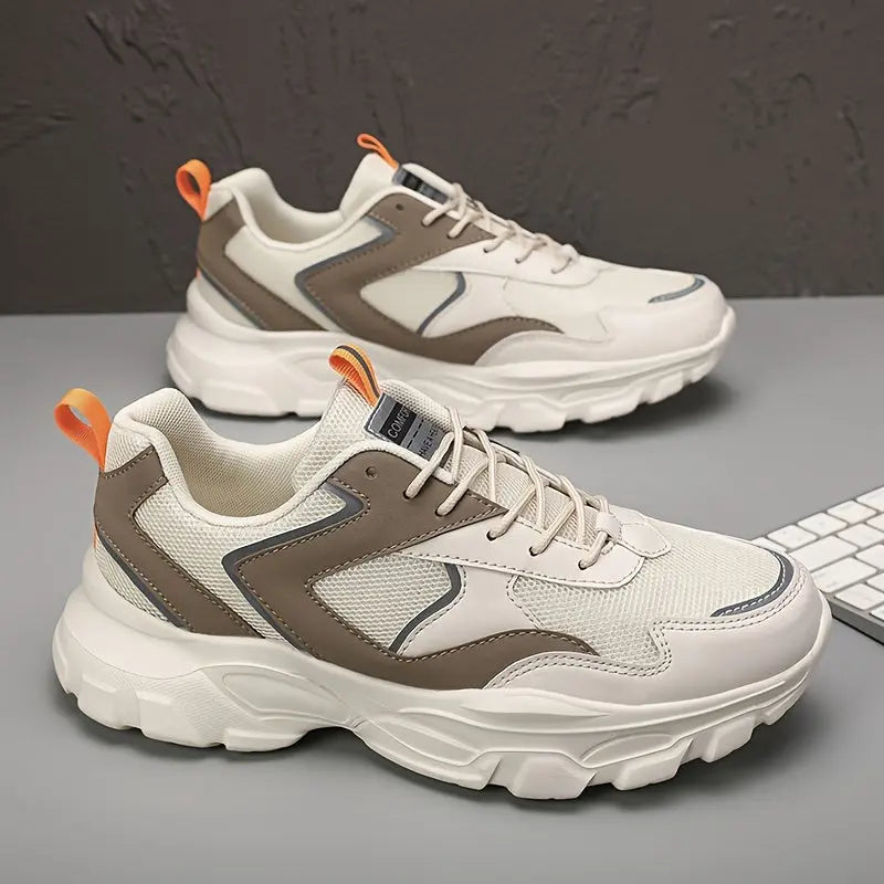 Løbesko til mænd i åndbart mesh til daglig træning