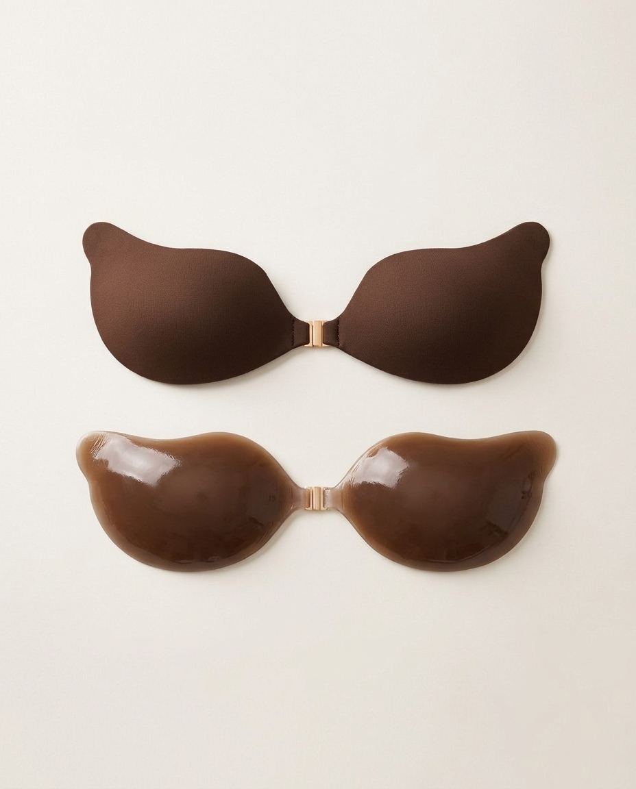 Adhesive Bra Cups Women – Invisible Lift Strapless Backless Bra