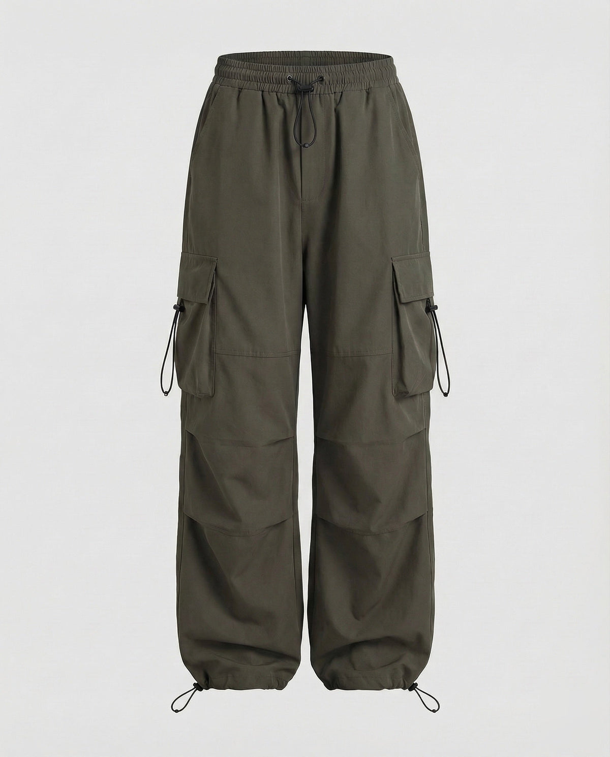 Parachute Cargobukser Dame – Løse Bukser med Sidelommer og Snøre
