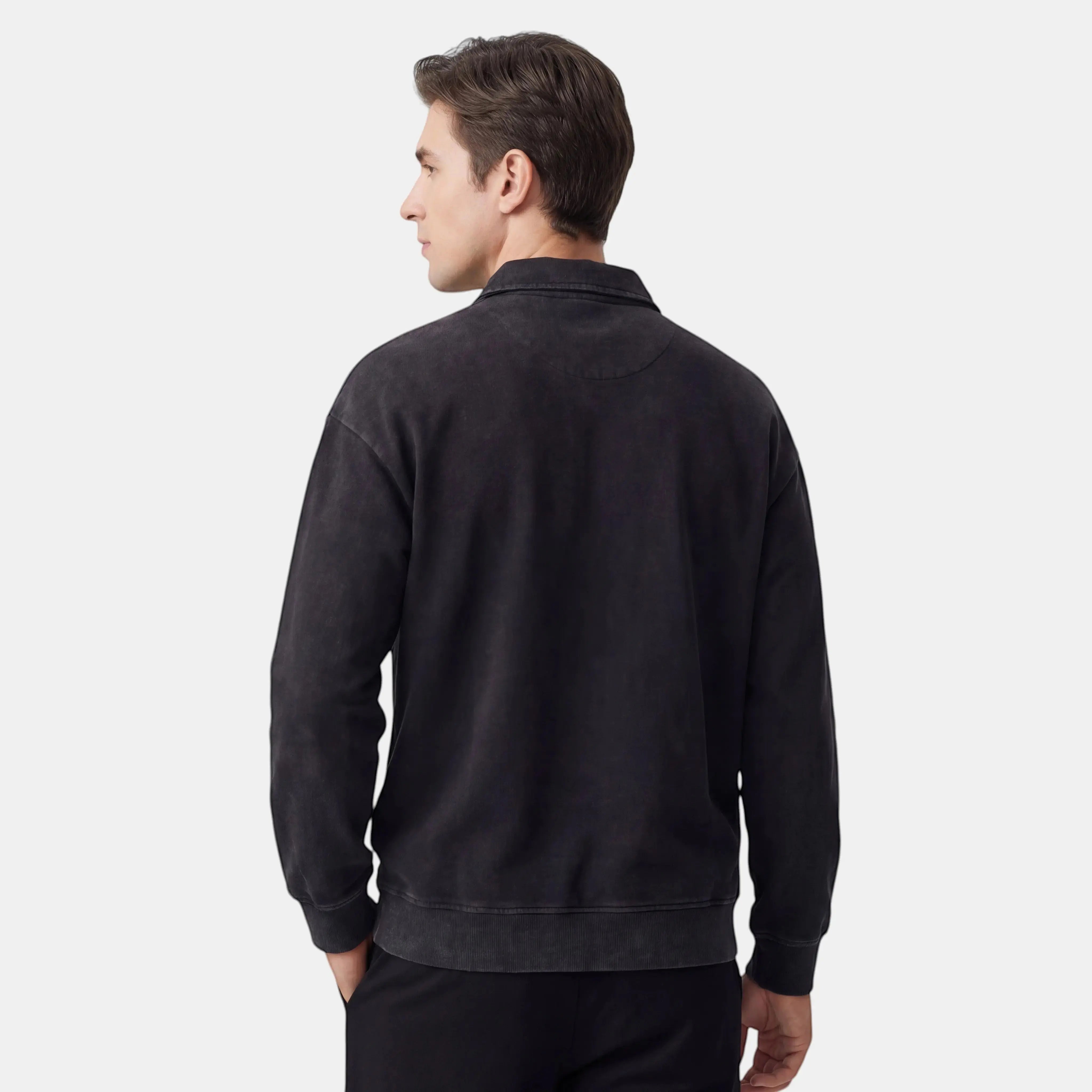 Niels Polo Shirt for Men – Knitted Texture with Buttons for Layering
