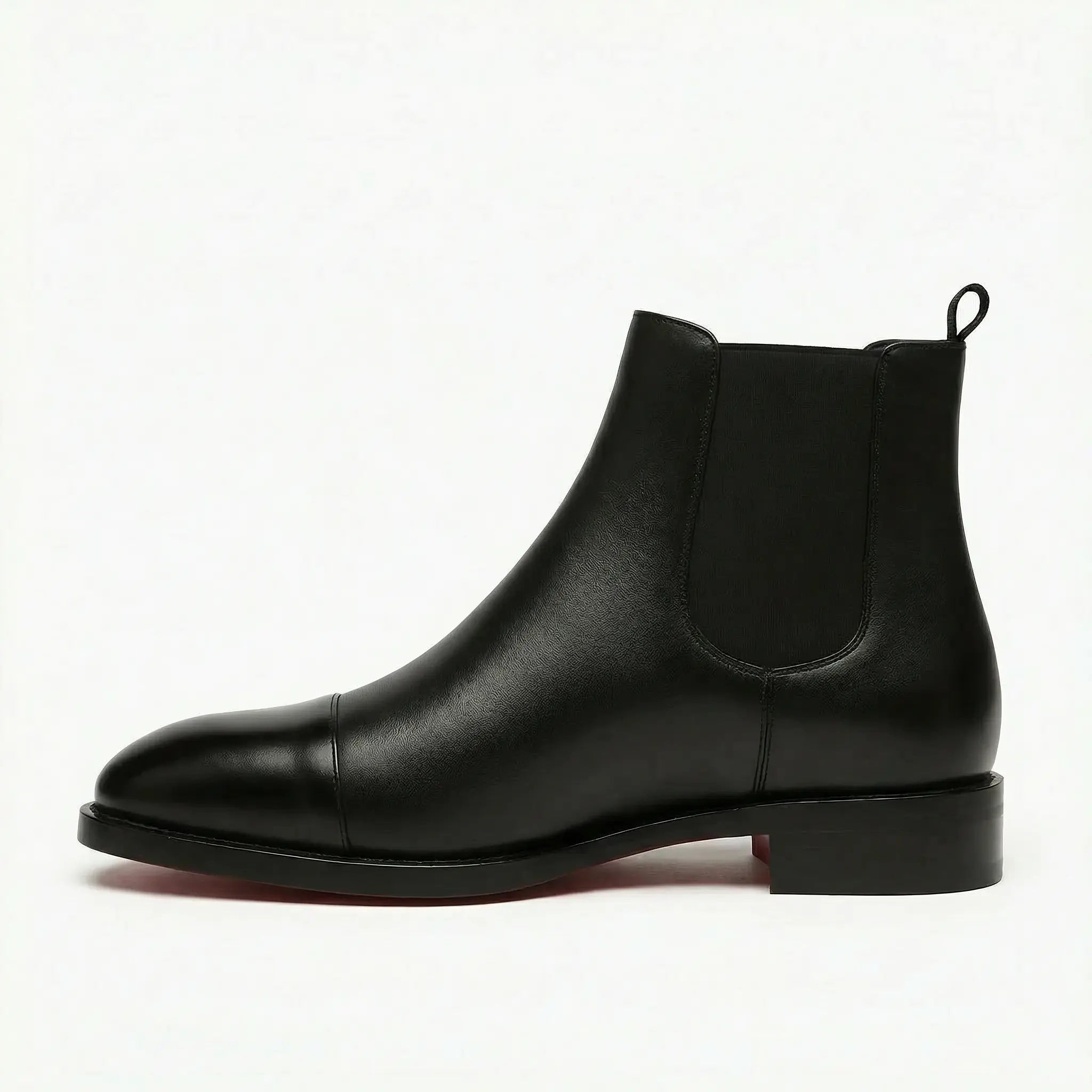 Men's Chelsea Boots PU Leather Cap Toe Chelsea Slip-on Boots