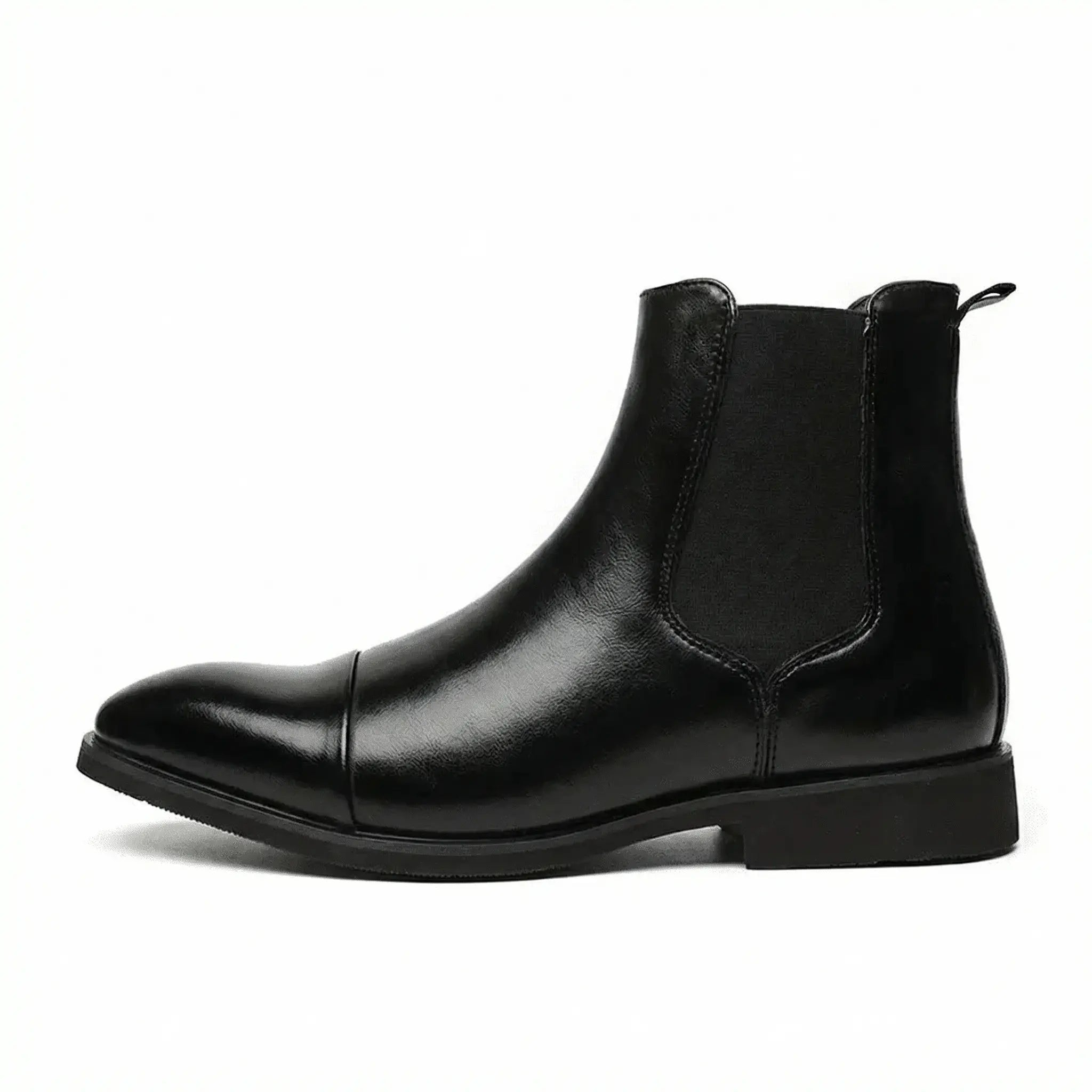 Men's Chelsea Boots Genuine Leather Red Sole Chelsea Slip-on Boots