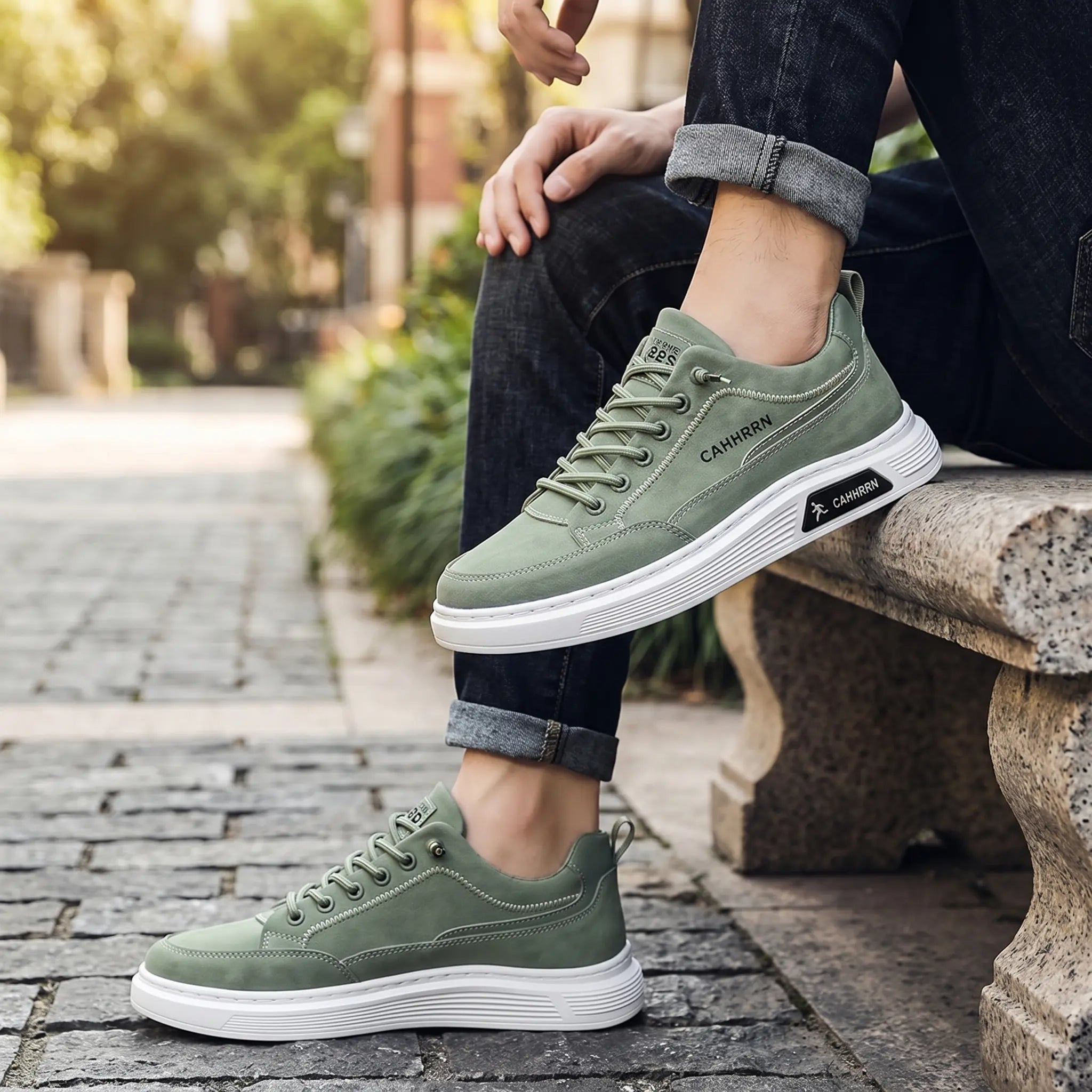 Jasper | Sneakersy dla mężczyzn Oddychający komfort Lekki krój