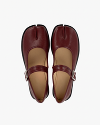 Tabi Mary Jane Flats Women – Adjustable Strap Split Toe