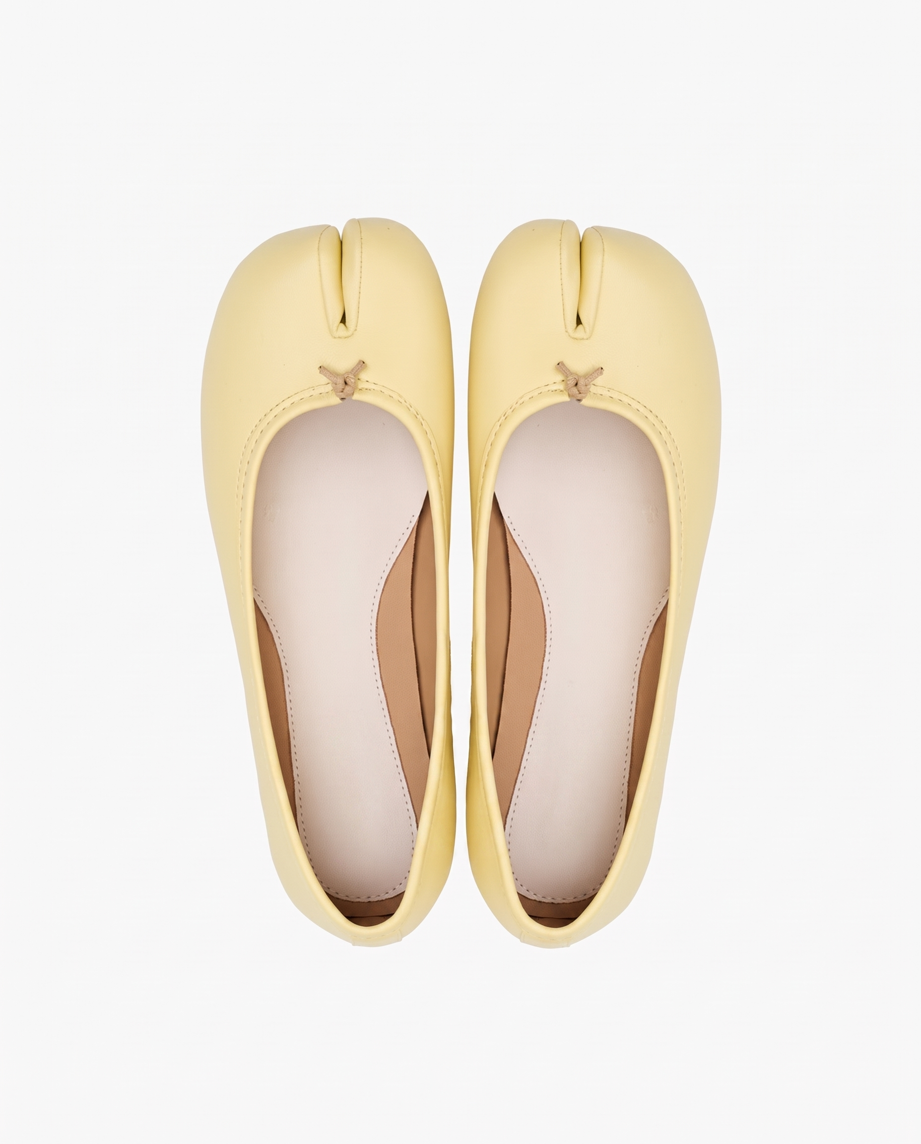 Tabi Ballet Flats Women – Split Toe Microfibre Leather