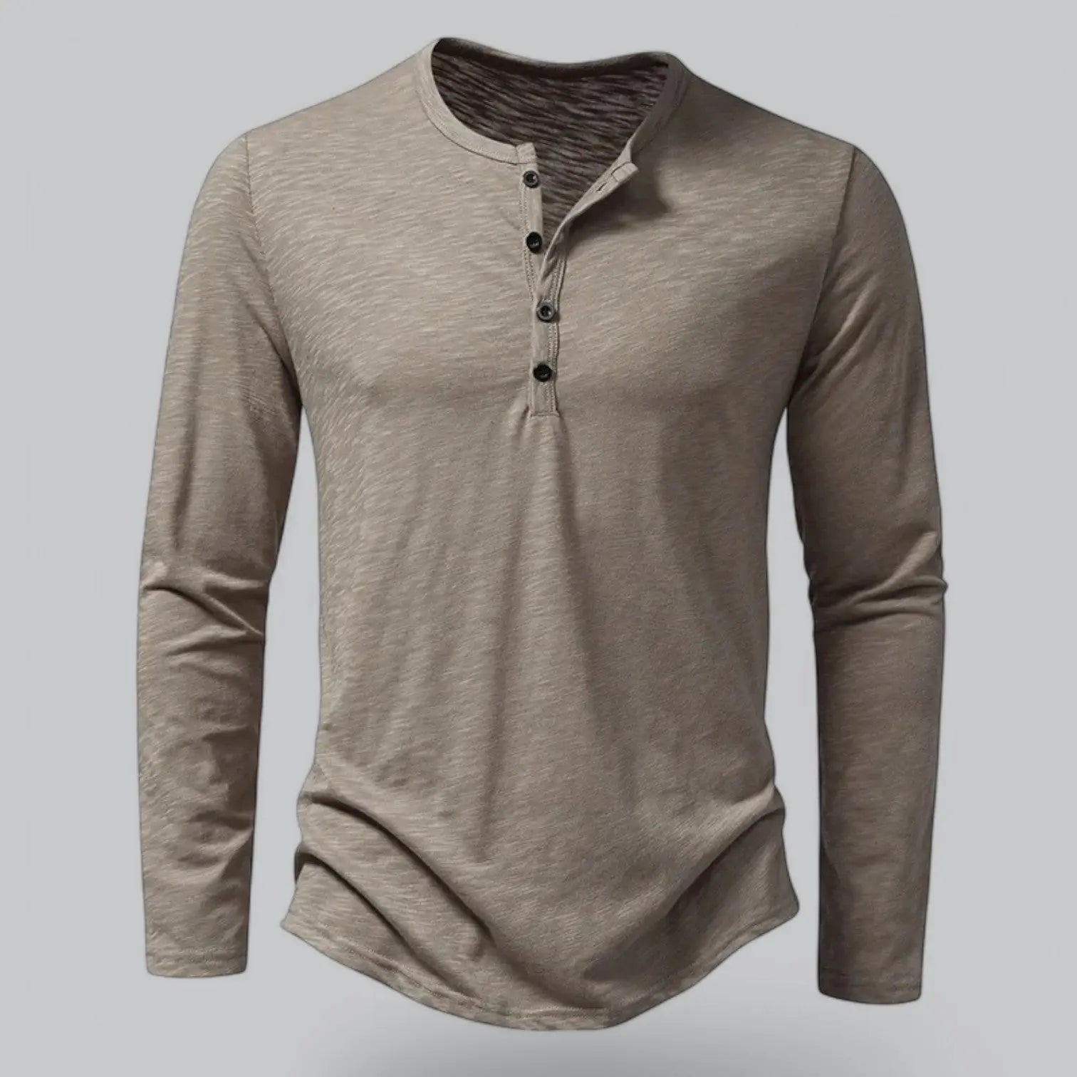 Spraykis | Langærmet Henley T-shirt til Mænd