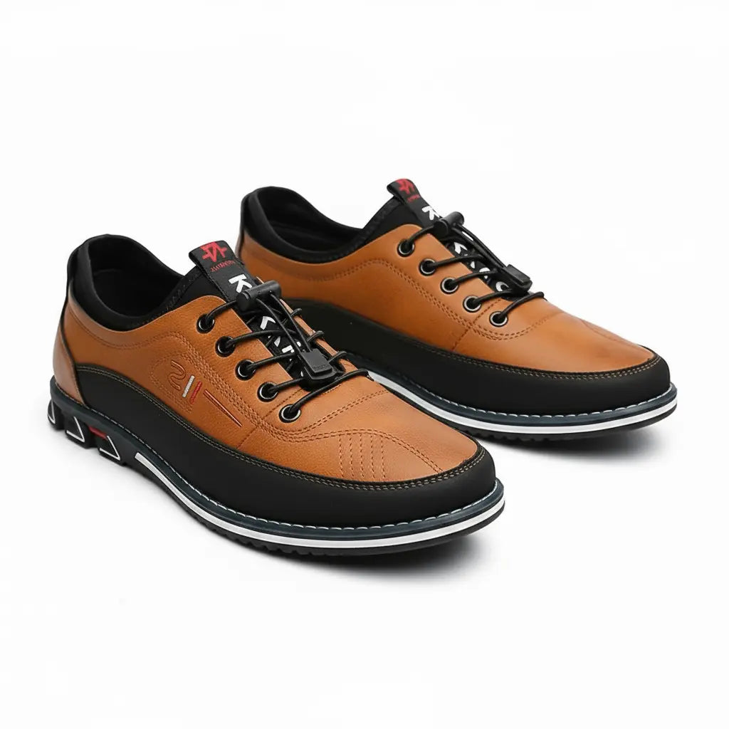 Elegant Sneakers | Oxford-Look Kunstlæder Sneakers med Åndbar Komfort | Alsidig til Hverdag og Formelle Anledninger 1