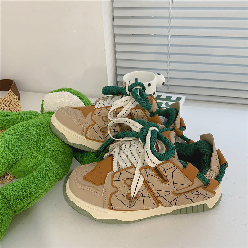 Chunky Sneakers Dame Retro – Sporty Sneakers i Flere Farver