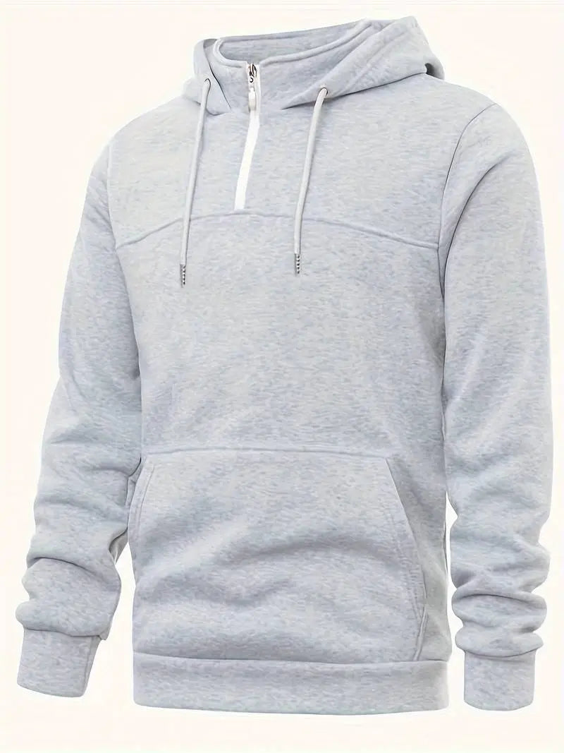 Hættetrøjer Mænd | Løs Pasform Hoodie med Justerbar Hætte | Komfortabel til Hverdagsbrug 4
