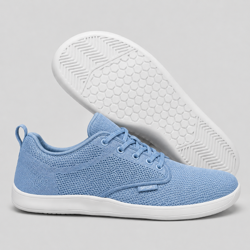 WideStep Wide Fit Sneakers Women – Extra Toe Room, Stretch Knit
