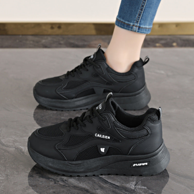 Chunky Mesh Sneakers Dame – Plateau Sneakers til Hverdag