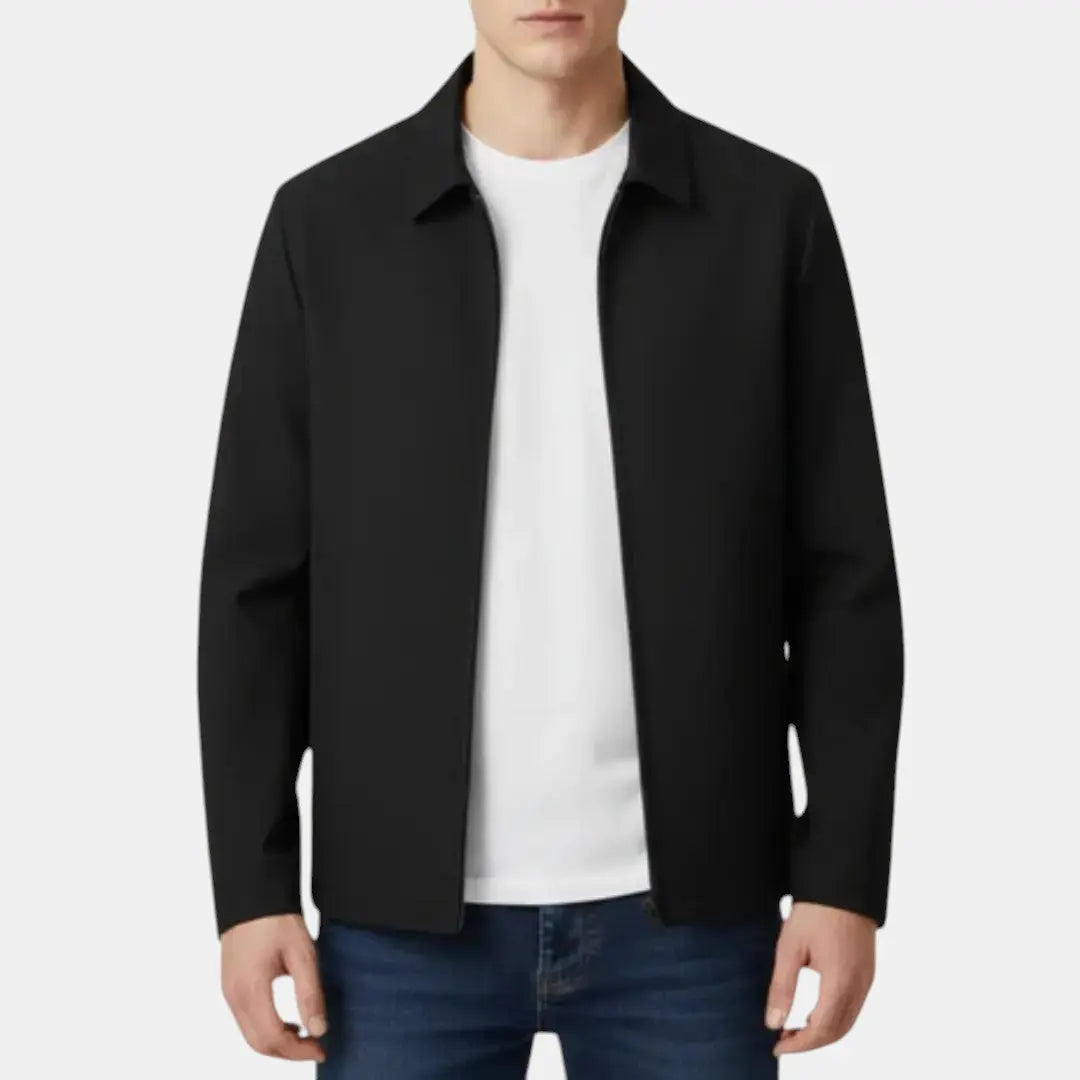 Harrington | Overgangsjakke Herre med Let og Vindafvisende Design | Perfekt til Forår og Sommer 4