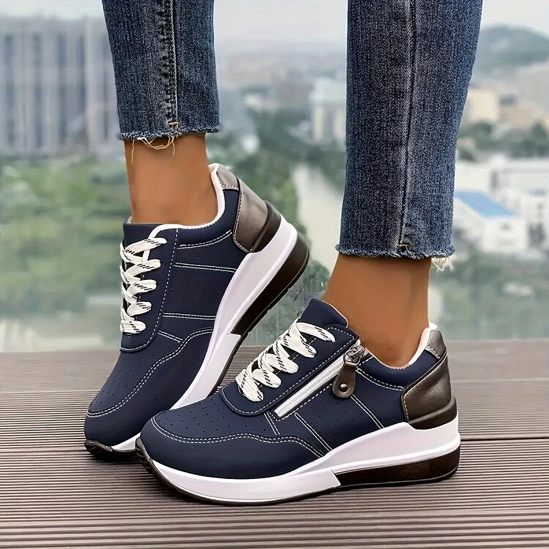 Ortopædiske Sneakers Dame | Ergonomisk Stability+ Sål & Skridsikker Comfort+ | Let Design for Smertefri Komfort 1