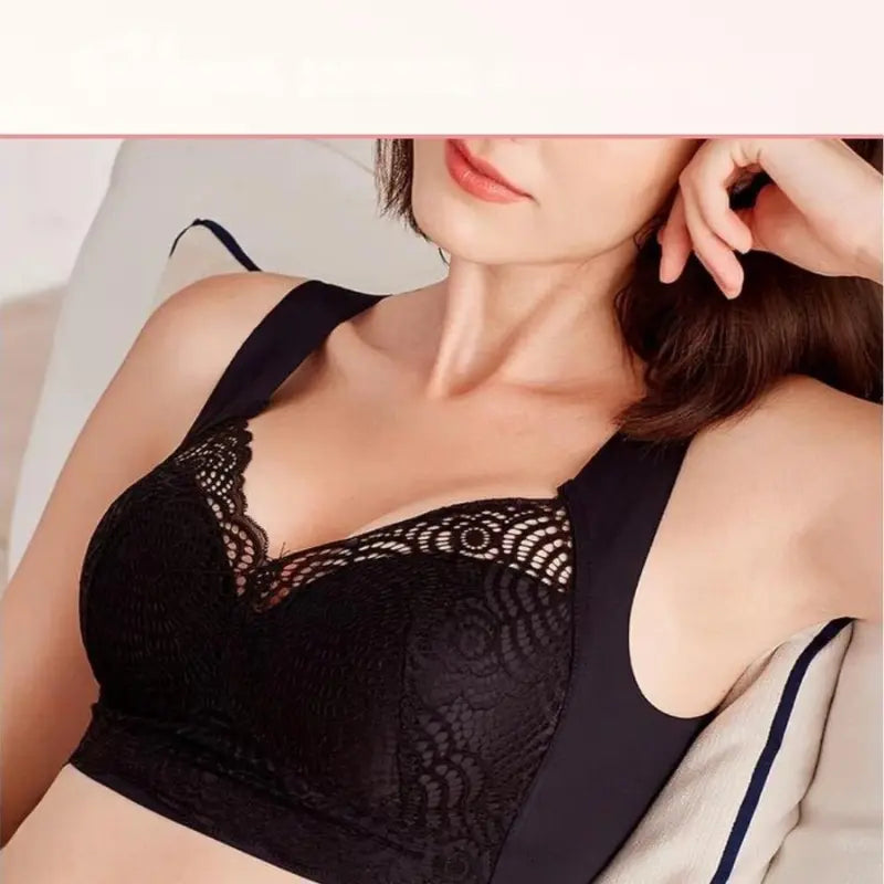 Blonde BH Uden Bøjle | Plus Size Tynd Cup med Elegant Blonde Design | Komfortabel Pasform til Daglig Brug 8