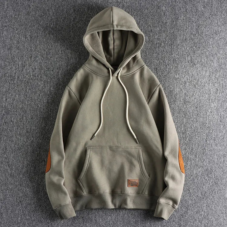 Kasper | Hoodie Mænd Afslappet Pasform Med Hætte & Ribkanter Til Hverdag
