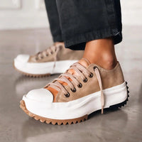 Platform Sneakers Dame – Ortopædiske Snøresko med Buestøtte