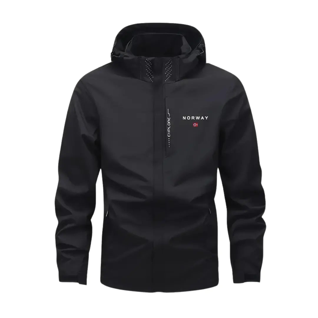 Let Åndbar Softshell Regnjakke Herre med Aftagelig Hætte | Vandafvisende Regntøj til Forår og Efterår 4