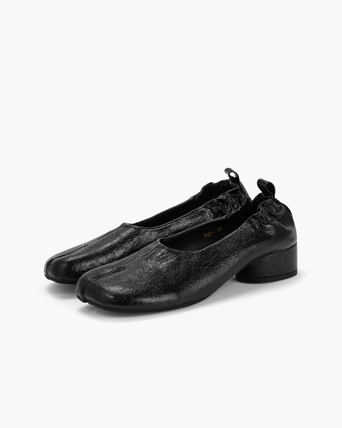 Tabi Pumps Women – Block Heel Split Toe Microfibre