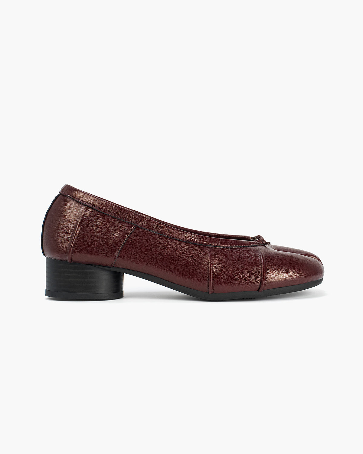 Tabi Pumps Women – Lace-Up Block Heel Split Toe