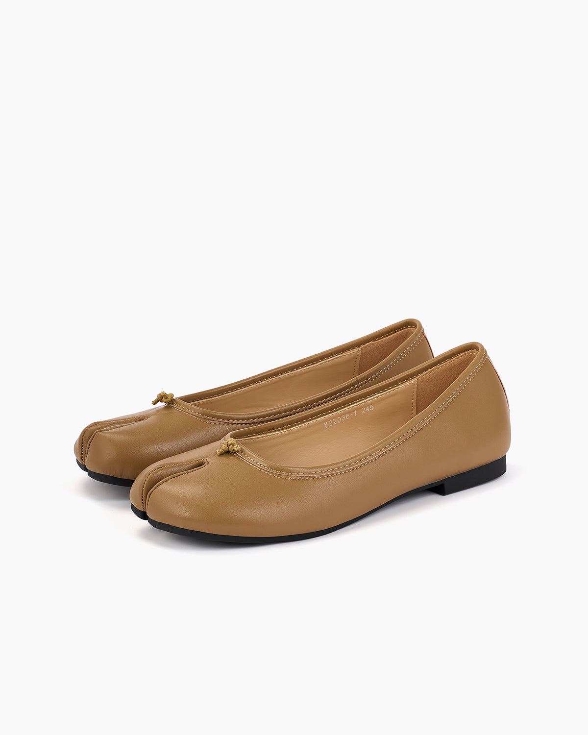 Tabi Ballet Flats Women – Split Toe Microfibre Leather