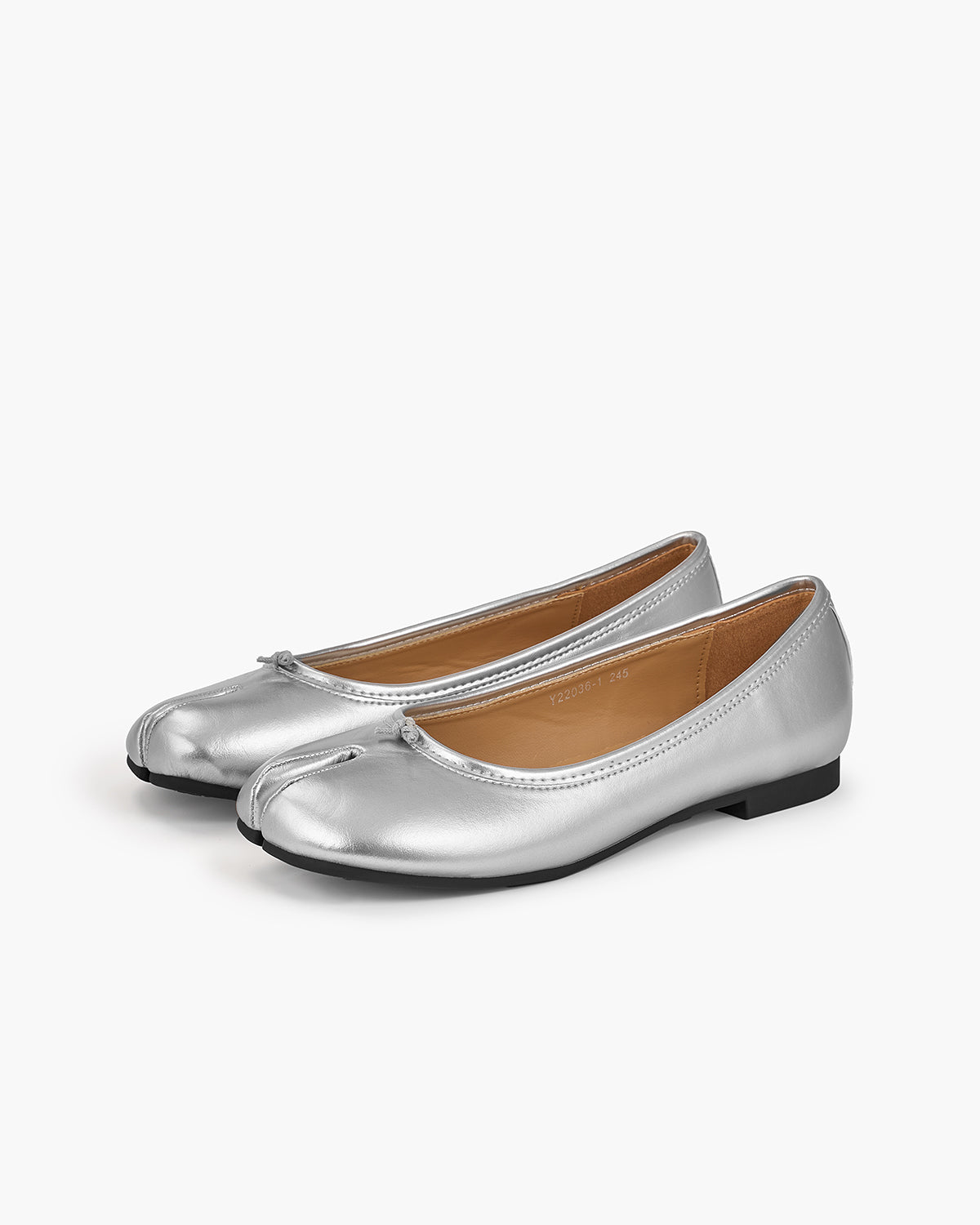 Tabi Ballet Flats Women – Split Toe Microfibre Leather