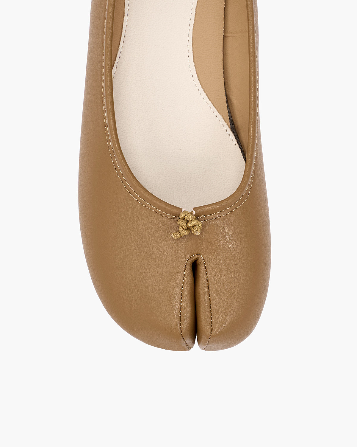 Tabi Ballet Flats Women – Split Toe Microfibre Leather
