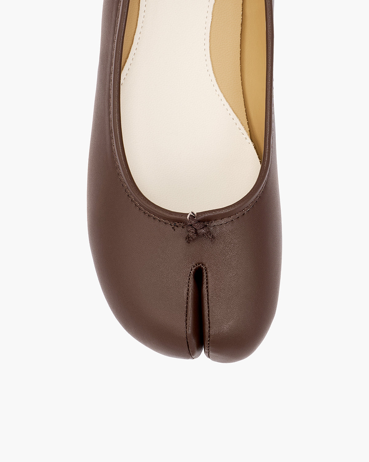 Tabi Ballet Flats Women – Split Toe Microfibre Leather