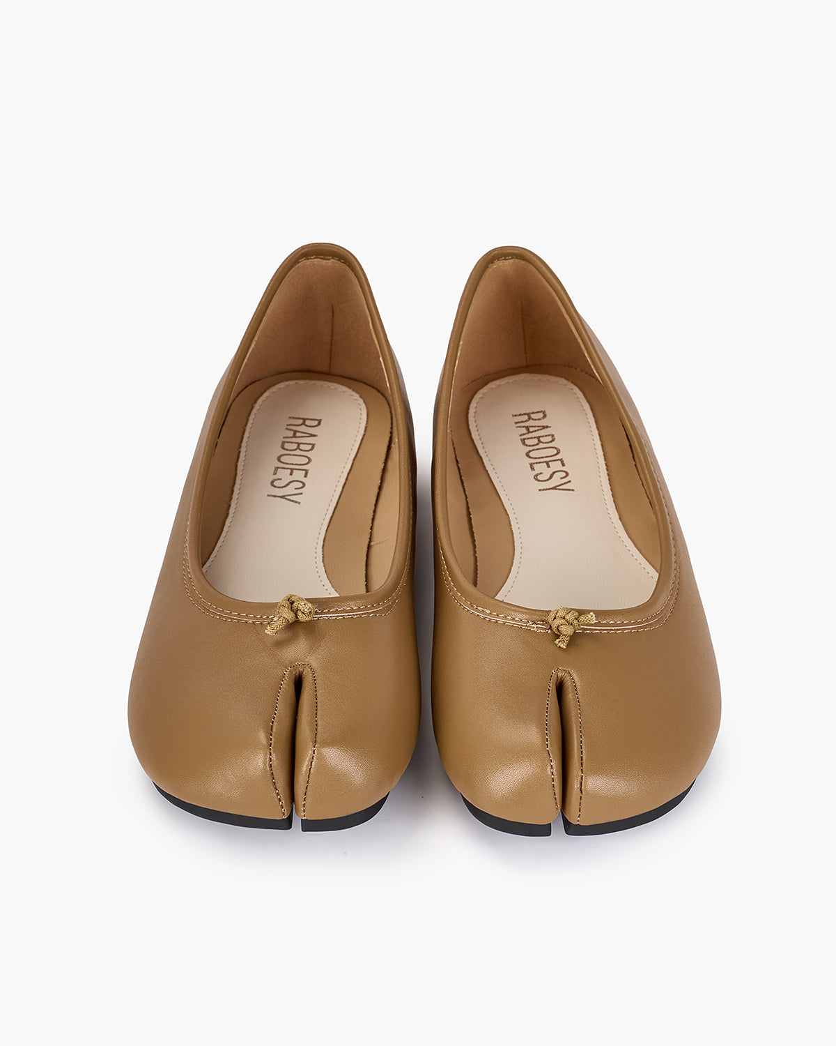 Tabi Ballet Flats Women – Split Toe Microfibre Leather