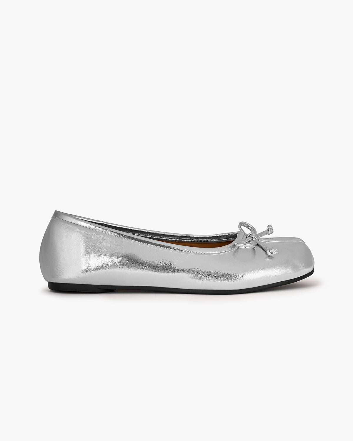 Tabi Ballet Flats Women – Bow Split Toe Microfibre Leather