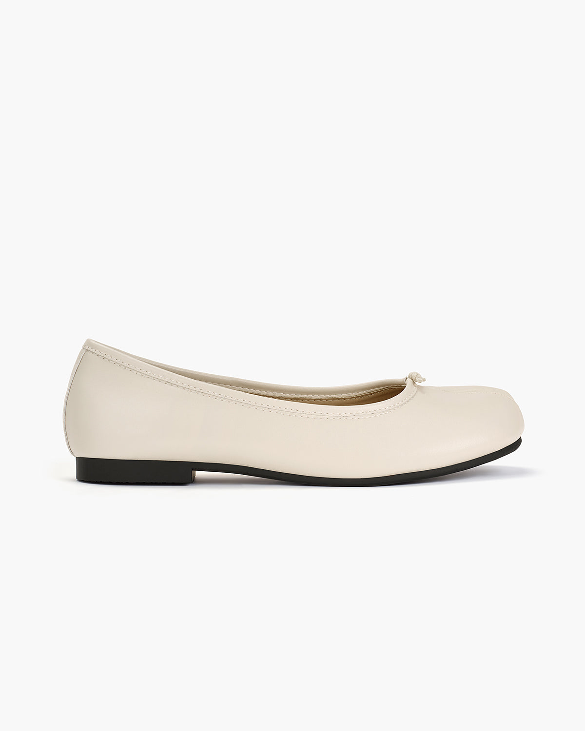 Tabi Ballet Flats Women – Bow Split Toe Microfibre Leather