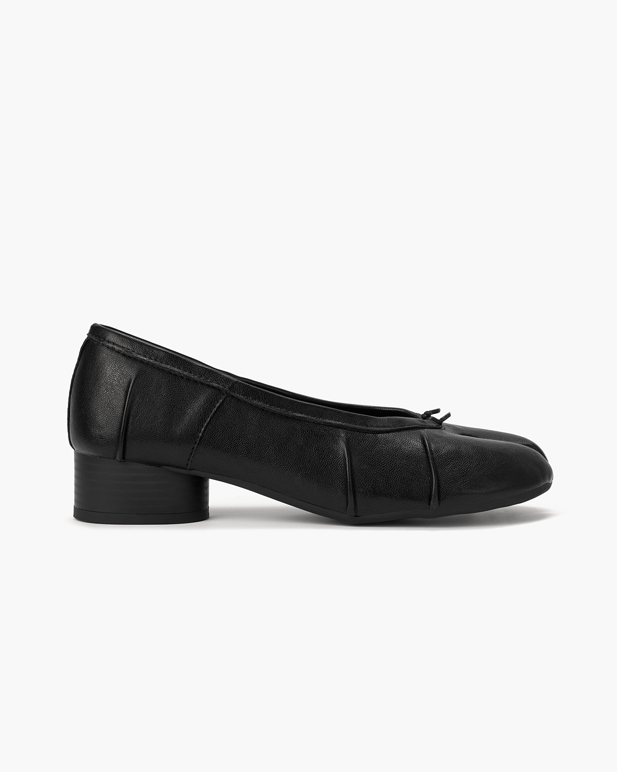 Tabi Pumps Women – Lace-Up Block Heel Split Toe