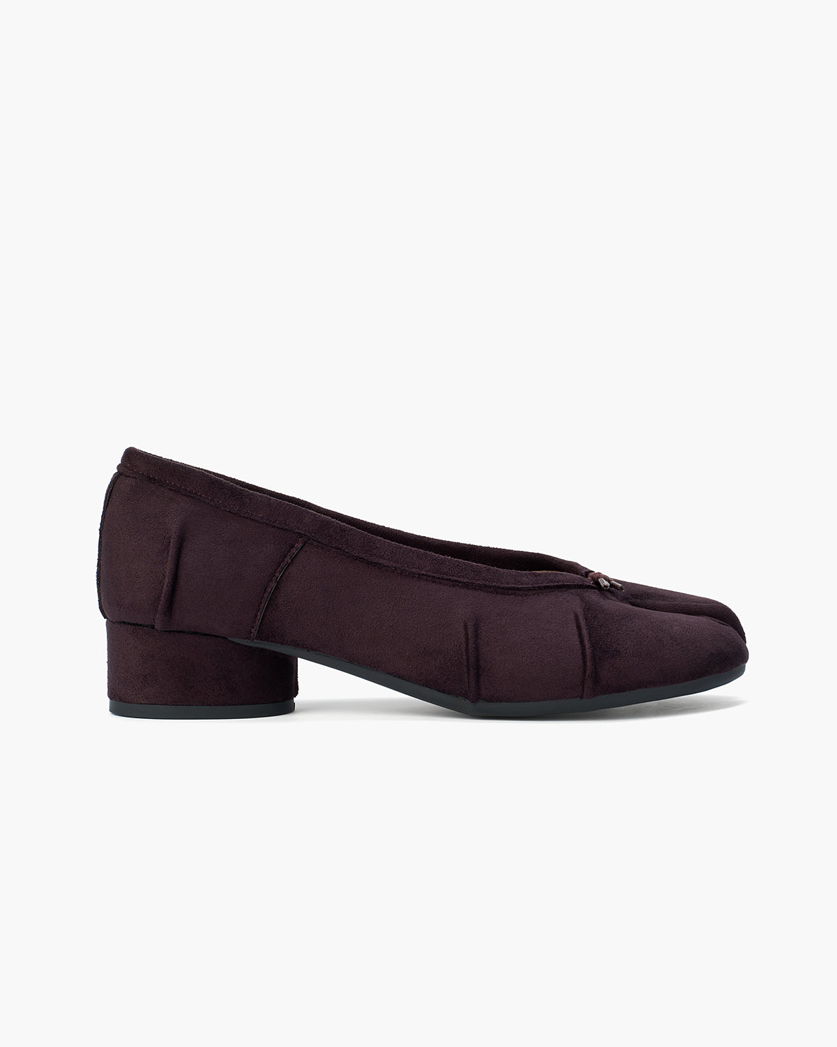 Tabi Pumps Women – Lace-Up Block Heel Split Toe