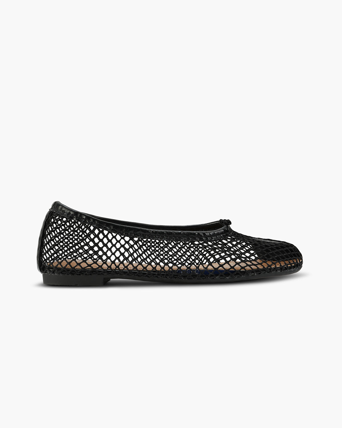 Tabi Ballerina Dame Fishnet – Netstof Sko med Split-Toe