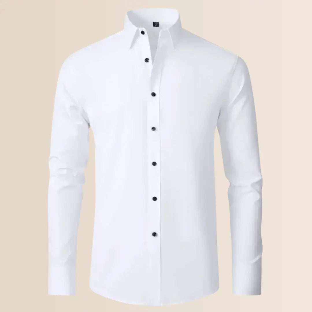 Oliver | Skjorte til Mænd – Stretchkomfort, Klassisk Businesslook & Helårsbrug
