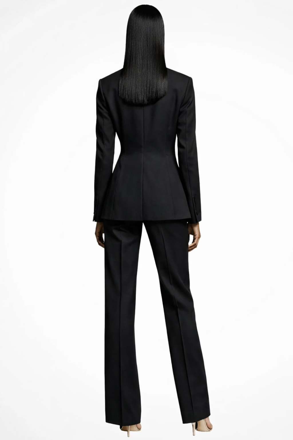 Liora | Jakkesæt Dame 2-Delt med Fitted Blazer og Wide Leg Bukser | Komfortabelt Sæt til Arbejde og Fest 6
