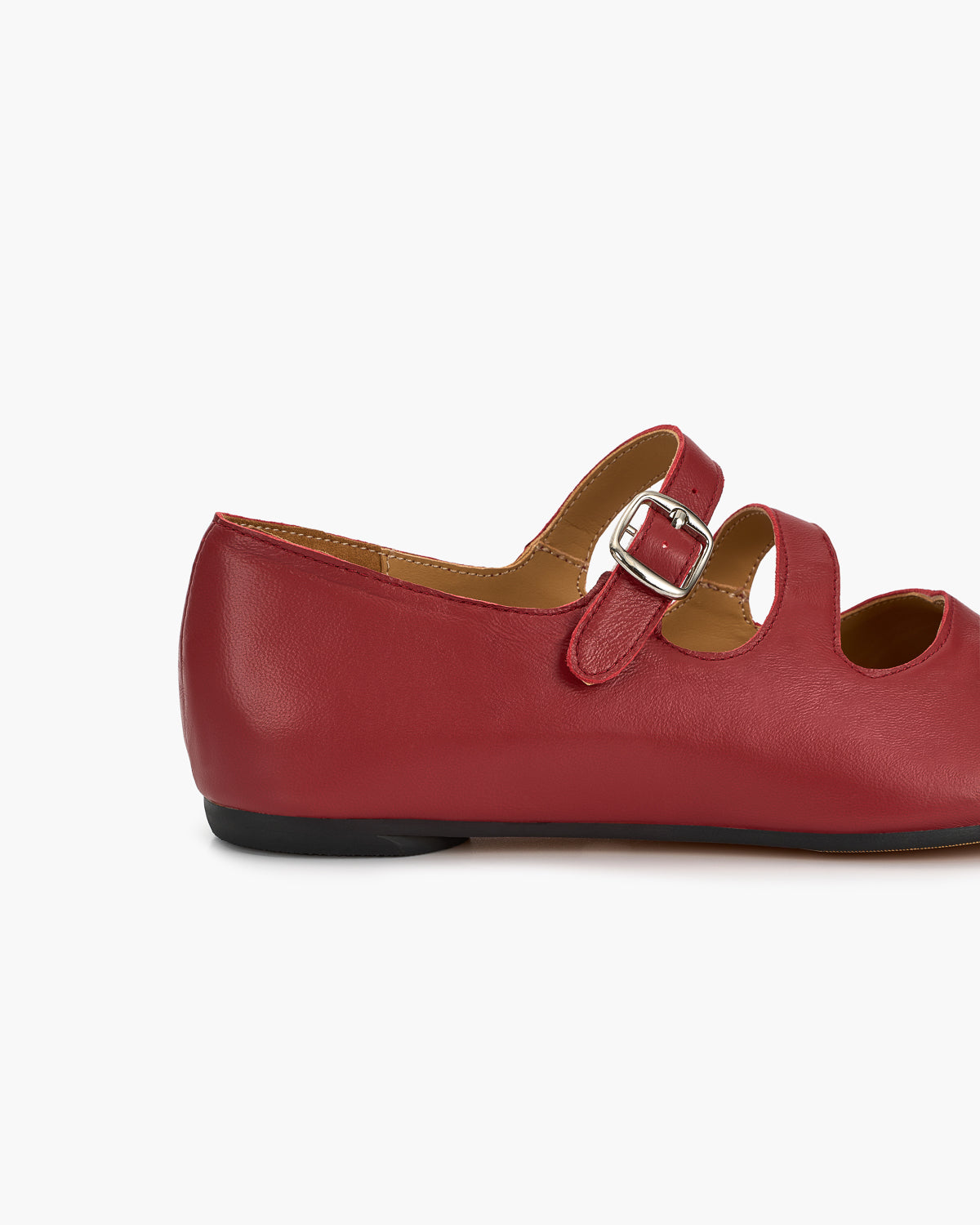Tabi Ballet Flats Women – Double Strap Genuine Leather