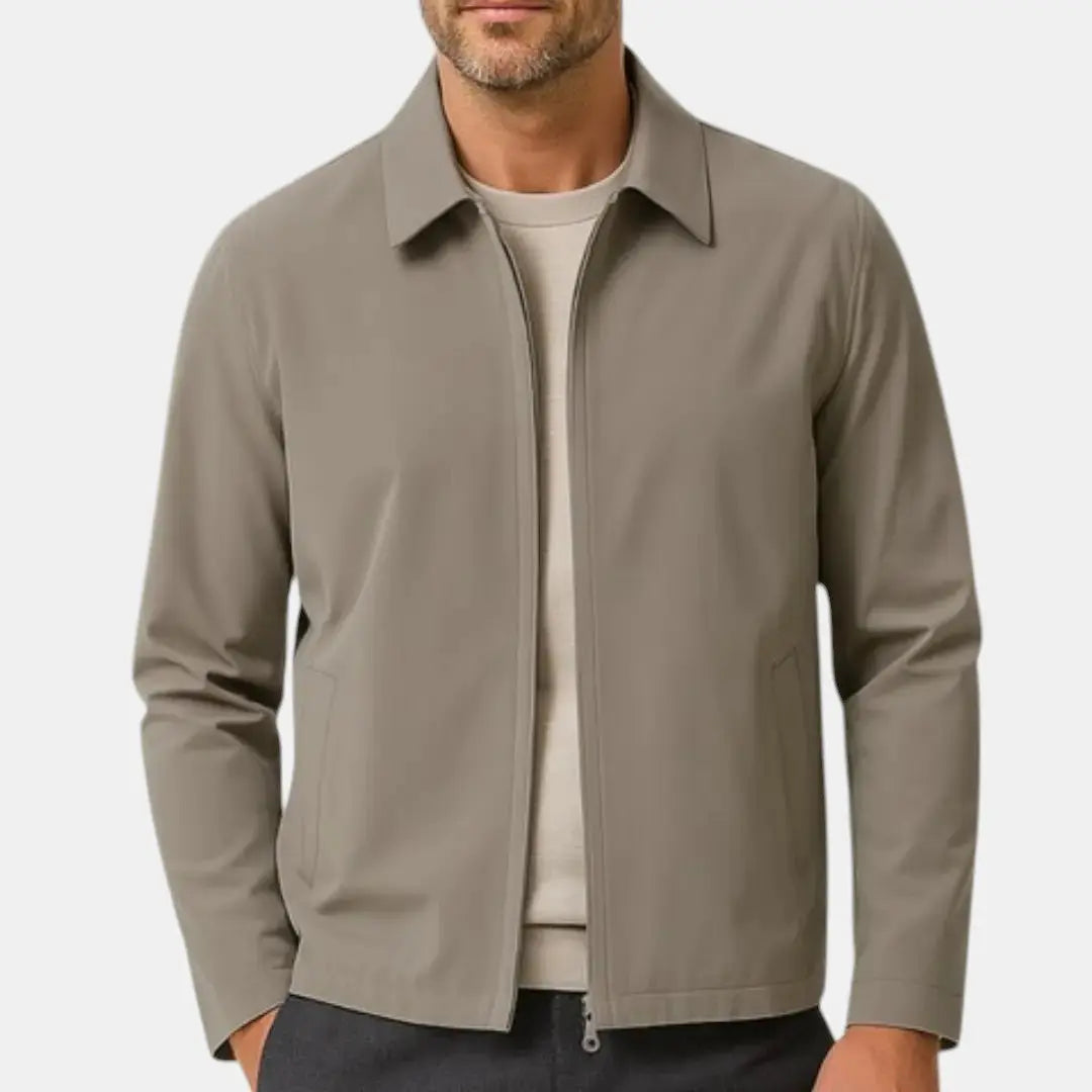 Harrington | Overgangsjakke Herre med Let og Vindafvisende Design | Perfekt til Forår og Sommer 2