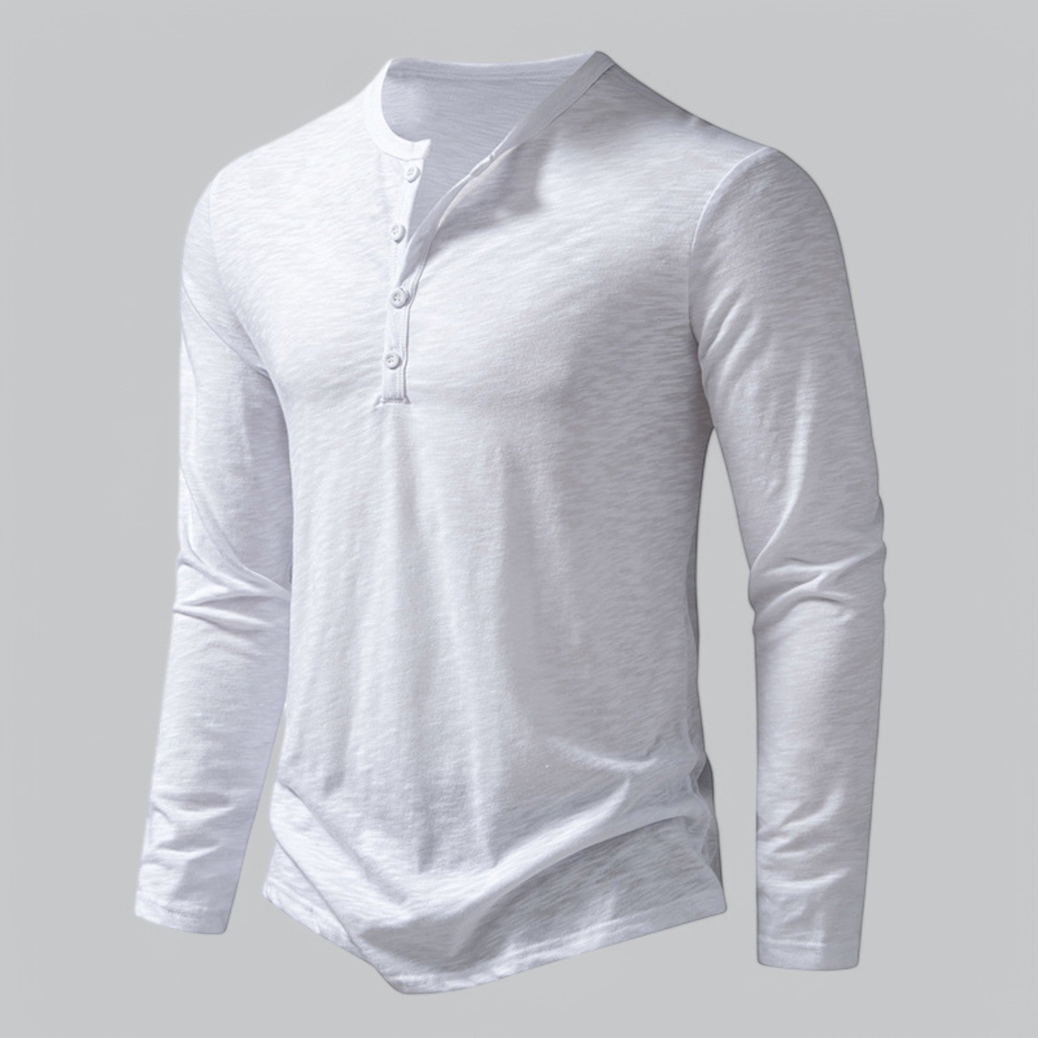 Spraykis | Langærmet Henley T-shirt til Mænd