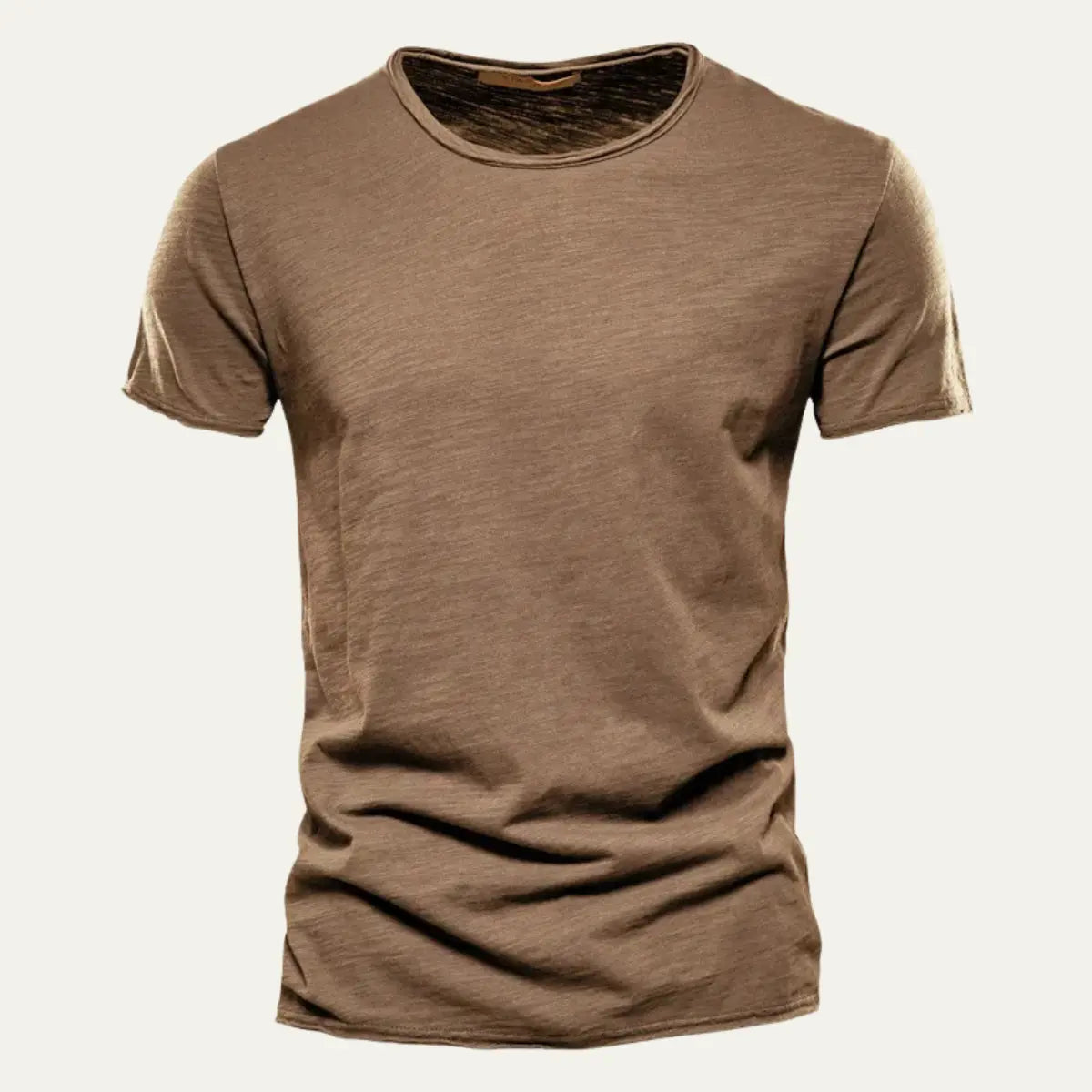 Letek | Hvid T Shirt Herre i Blødt Bomuld med Rund Hals | Letvægts Design til Komfort og Stil 8