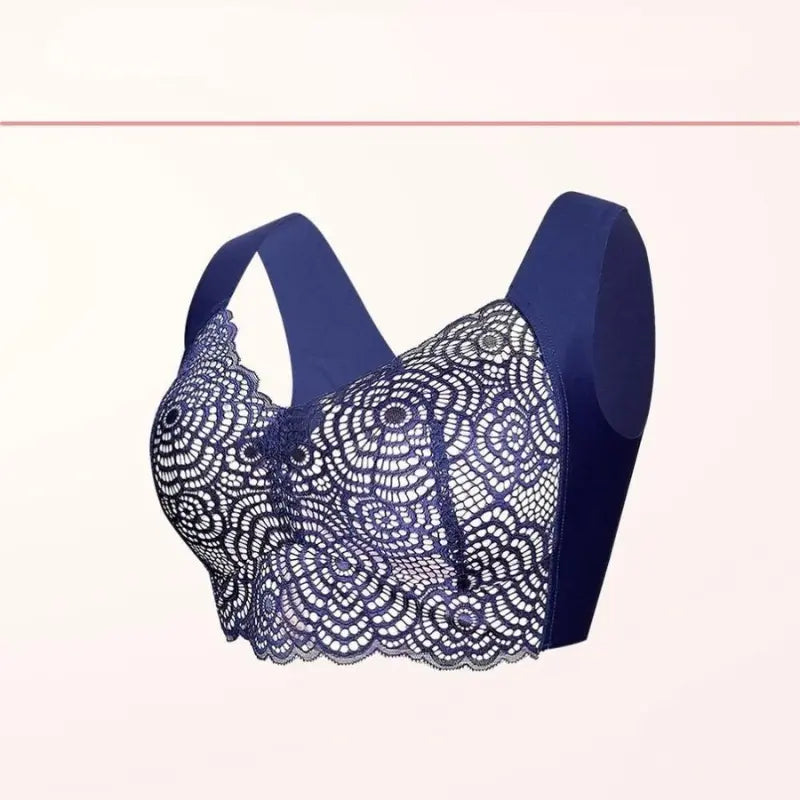 Blonde BH Uden Bøjle | Plus Size Tynd Cup med Elegant Blonde Design | Komfortabel Pasform til Daglig Brug 12