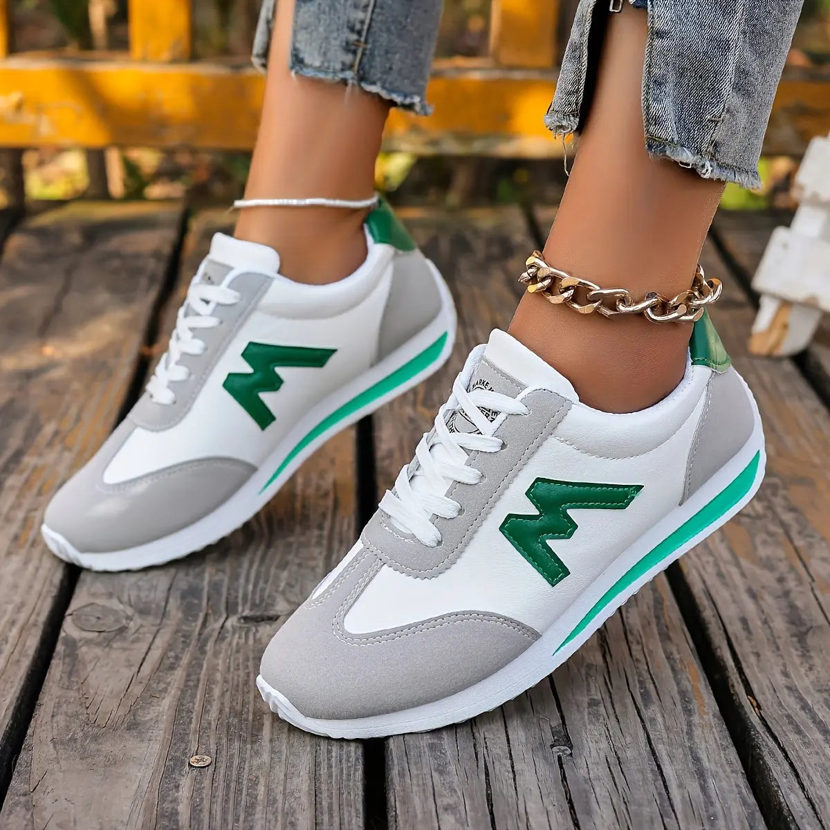 Hanne | Ortopædiske Low-Top Sneakers med Åndbart Mesh | Stødabsorberende Komfort for Aktiv Livsstil 3