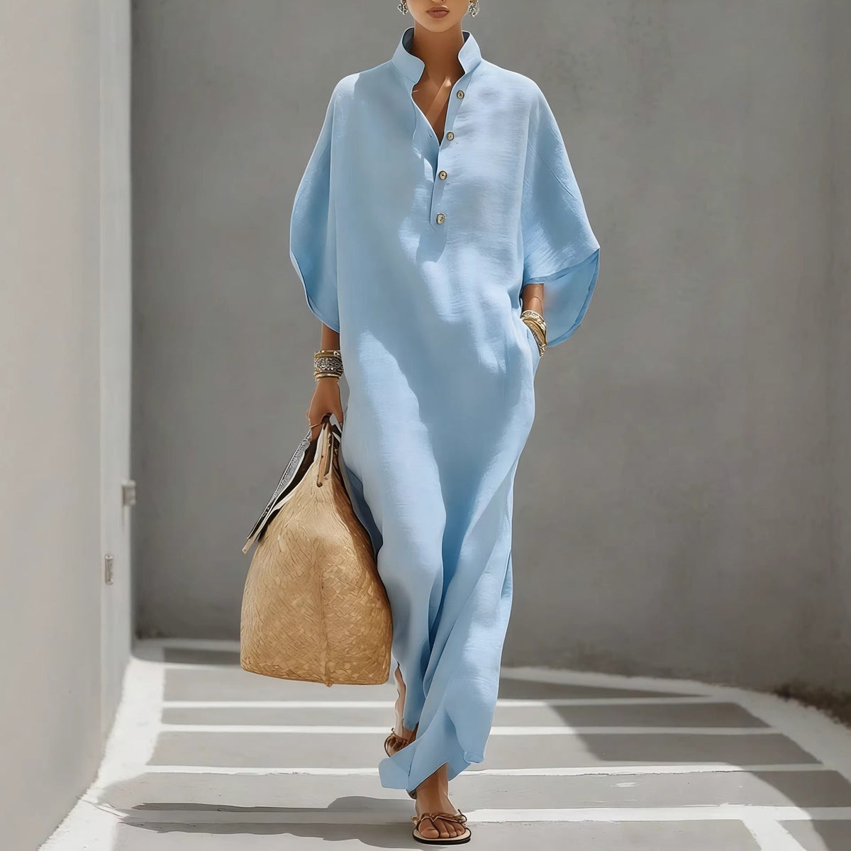 Sukienka Maxi w Stylu Resort – Lekka Letnia