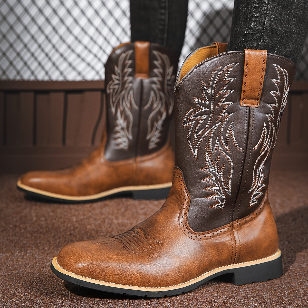 Fabio | Men's Riding Boots in Genuine Leather – Classic Western Style