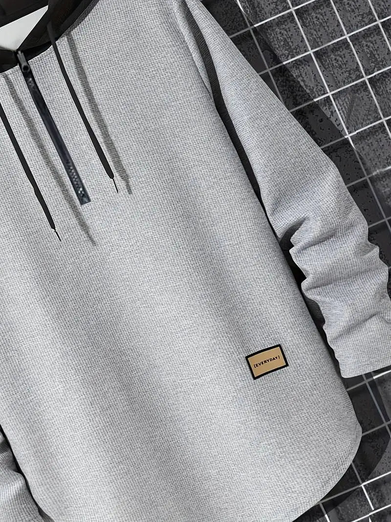 Hættetrøjer Mænd | Color Block Hoodie med Integreret Hætte | Komfortabel til Hverdagsbrug 5